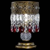 Настольная лампа Восток с пластинками под бронзу Красная в Химках Настольная лампа Восток с пластинками под бронзу Красная в Химках