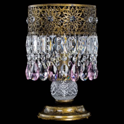 Настольная лампа Восток с пластинками под бронзу Розовая в Химках Настольная лампа Восток с пластинками под бронзу Розовая в Химках