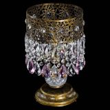 Настольная лампа Восток с пластинками под бронзу Розовая в Химках Настольная лампа Восток с пластинками под бронзу Розовая в Химках