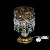 Настольная лампа Восток с пластинками под бронзу Зеленая в Химках Настольная лампа Восток с пластинками под бронзу Зеленая в Химках