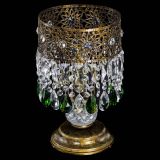 Настольная лампа Восток с пластинками под бронзу Зеленая в Химках Настольная лампа Восток с пластинками под бронзу Зеленая в Химках