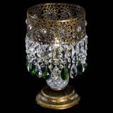 Настольная лампа Восток с пластинками под бронзу Зеленая в Химках Настольная лампа Восток с пластинками под бронзу Зеленая в Химках