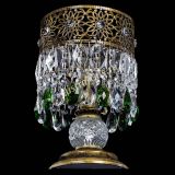 Настольная лампа Восток с пластинками под бронзу Зеленая в Химках Настольная лампа Восток с пластинками под бронзу Зеленая в Химках