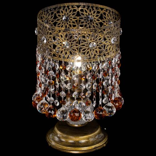 Настольная лампа Восток с шарами под бронзу Чайная в Химках Гусь Хрустальный