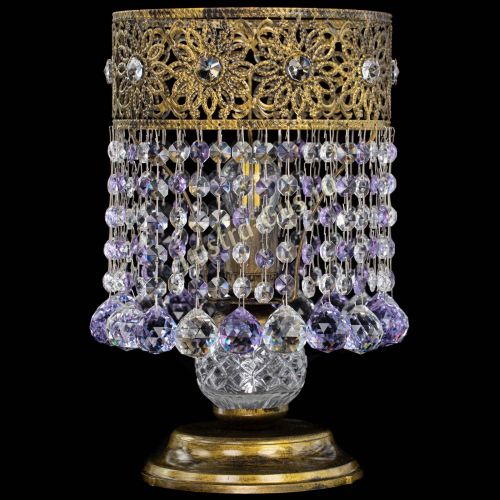 Настольная лампа Восток с шарами под бронзу Фиолетовая в Химках Настольная лампа Восток с шарами под бронзу Фиолетовая в Химках