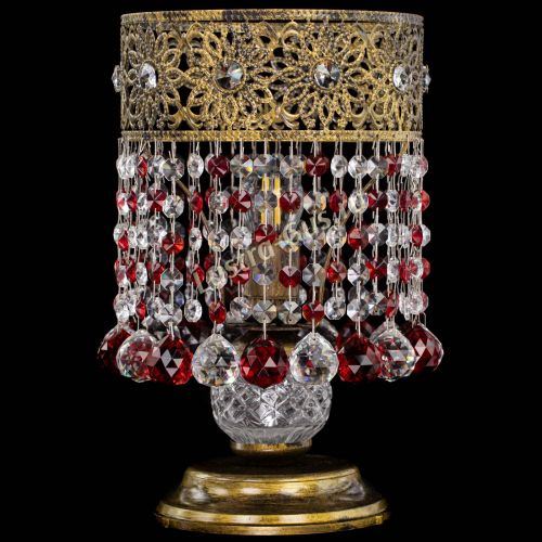 Настольная лампа Восток с шарами под бронзу Красная в Химках Настольная лампа Восток с шарами под бронзу Красная в Химках