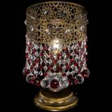 Настольная лампа Восток с шарами под бронзу Красная в Химках Настольная лампа Восток с шарами под бронзу Красная в Химках