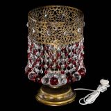 Настольная лампа Восток с шарами под бронзу Красная в Химках Настольная лампа Восток с шарами под бронзу Красная в Химках