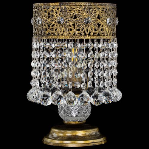 Настольная лампа Восток с шарами под бронзу в Химках Гусь Хрустальный