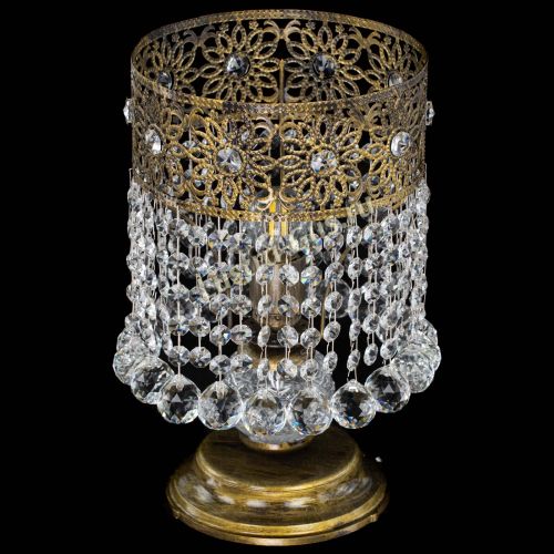 Настольная лампа Восток с шарами под бронзу в Химках Гусь Хрустальный