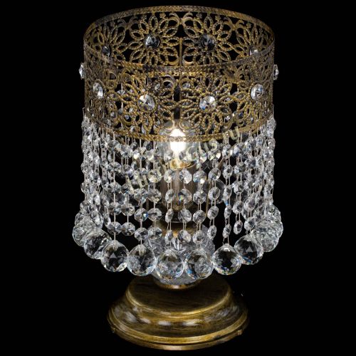 Настольная лампа Восток с шарами под бронзу в Химках Гусь Хрустальный