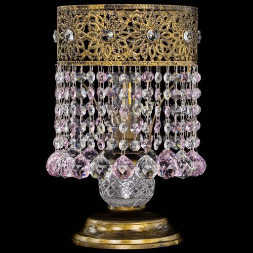 Настольная лампа Восток с шарами под бронзу Розовая в Химках Настольная лампа Восток с шарами под бронзу Розовая в Химках