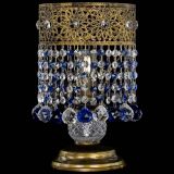 Настольная лампа Восток с шарами под бронзу Синяя в Химках Настольная лампа Восток с шарами под бронзу Синяя в Химках