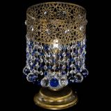 Настольная лампа Восток с шарами под бронзу Синяя в Химках Настольная лампа Восток с шарами под бронзу Синяя в Химках