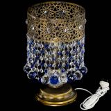 Настольная лампа Восток с шарами под бронзу Синяя в Химках Настольная лампа Восток с шарами под бронзу Синяя в Химках