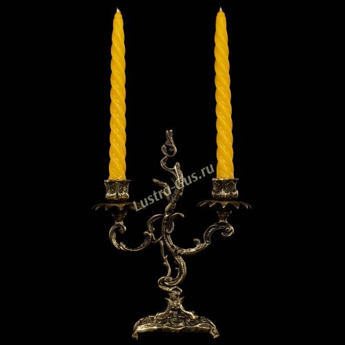 Подсвечник бронзовый Гермес №2 в Химках Гусь Хрустальный