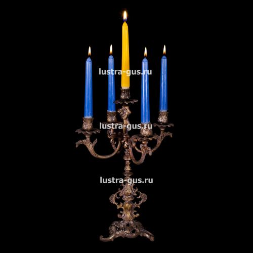 Подсвечник Изабелла ангел 5 свечей в Химках Гусь Хрустальный