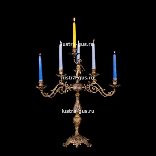 Подсвечник Изабелла ангел 7 свечей в Химках Гусь Хрустальный