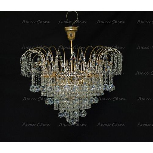 Люстра Акация № 4 - 4 лампы подвесная в Химках Гусь Хрустальный