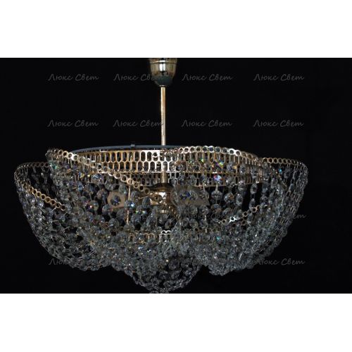 Люстра Космос 3 лампы с подвесом в Химках Гусь Хрустальный