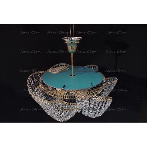 Люстра Космос 3 лампы с подвесом в Химках Гусь Хрустальный