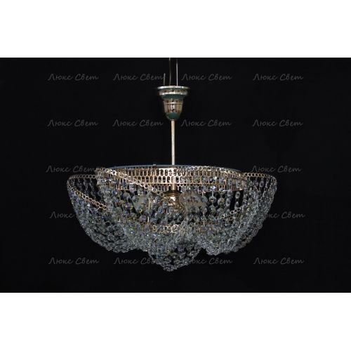 Люстра Космос 3 лампы с подвесом в Химках Гусь Хрустальный