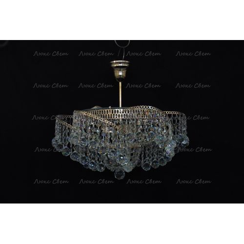 Люстра Космос 3 лампы с подвесом шар в Химках Гусь Хрустальный