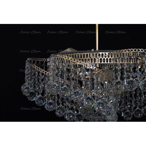 Люстра Космос 3 лампы с подвесом шар в Химках Гусь Хрустальный