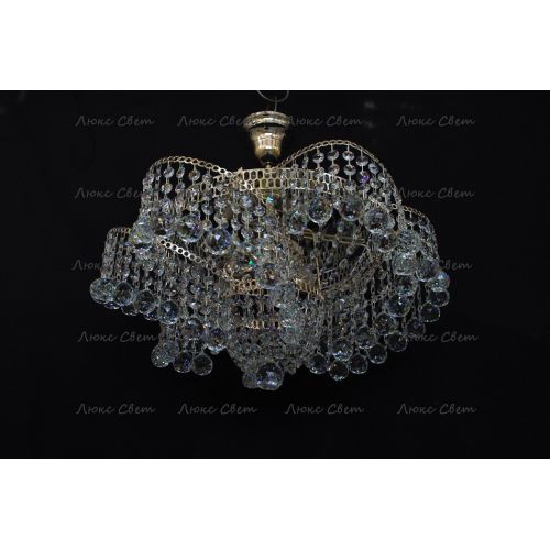 Люстра Космос 3 лампы с подвесом шар в Химках Гусь Хрустальный