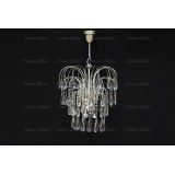 Люстра Каскад Журавль, цвет фурнитуры: серебро, Люстры Гусь Хрустальный Люстра Каскад Журавль, цвет фурнитуры: серебро, Люстры Гусь Хрустальный