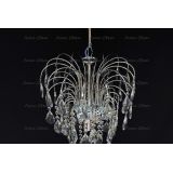 Люстра Каскад Журавль, цвет фурнитуры: серебро, Люстры Гусь Хрустальный Люстра Каскад Журавль, цвет фурнитуры: серебро, Люстры Гусь Хрустальный