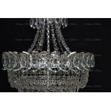 Люстра Натали, диаметр 400 мм, серебро, Люстры Гусь Хрустальный Люстра Натали, диаметр 400 мм, серебро, Люстры Гусь Хрустальный