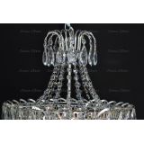 Люстра Натали, диаметр 400 мм, серебро, Люстры Гусь Хрустальный Люстра Натали, диаметр 400 мм, серебро, Люстры Гусь Хрустальный