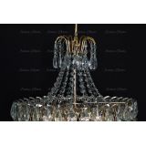 Люстра Натали, диаметр 450 мм, золото, Люстры Гусь Хрустальный Люстра Натали, диаметр 450 мм, золото, Люстры Гусь Хрустальный