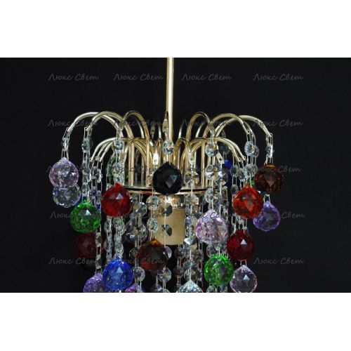 Люстра Зима - Шар Разноцветный в Химках Гусь Хрустальный