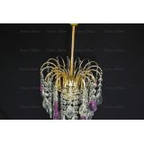 Люстра Зима журавлик фиолетовая в Химках