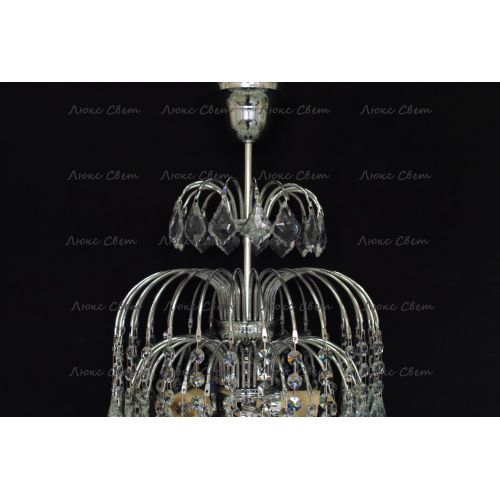 Люстра Хрустальные брызги с подвесом дубик в Химках Гусь Хрустальный