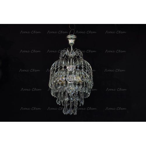 Люстра Хрустальные брызги с подвесом дубик в Химках Гусь Хрустальный