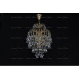 Люстра Хрустальные брызги с подвесом конус 40 мм в Химках Люстра Хрустальные брызги с подвесом конус 40 мм в Химках