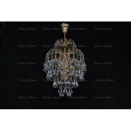 Люстра Хрустальные брызги с подвесом конус 40 мм в Химках Гусь Хрустальный