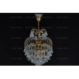 Люстра Хрустальные брызги с подвесом конус 40 мм в Химках Люстра Хрустальные брызги с подвесом конус 40 мм в Химках