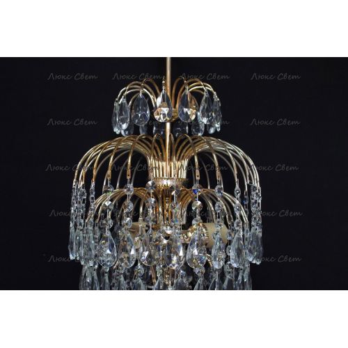 Люстра Хрустальные Брызги с подвесом журавлик в Химках Гусь Хрустальный