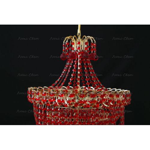 Люстра Натали Софья красная  в Химках Гусь Хрустальный