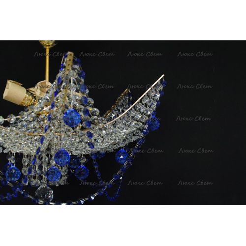 Люстра Марина № 2 цветная  в Химках Гусь Хрустальный