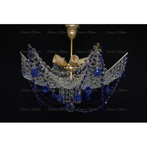 Люстра Марина № 2 цветная  в Химках Гусь Хрустальный