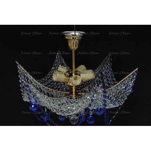 Люстра Марина № 2 цветная  в Химках Гусь Хрустальный