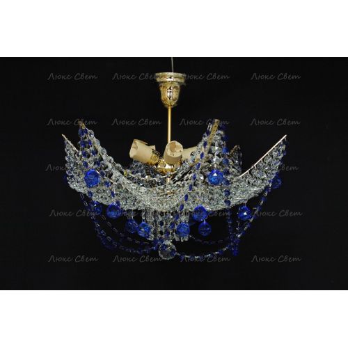 Люстра Марина № 2 цветная  в Химках Гусь Хрустальный