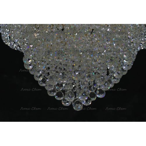 Люстра Лотос с подвесом диаметр 1000 мм высота1500 мм в Химках Гусь Хрустальный