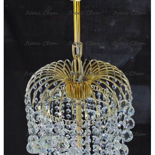 Люстра Лотос с подвесом диаметр 1000 мм высота1500 мм в Химках Гусь Хрустальный