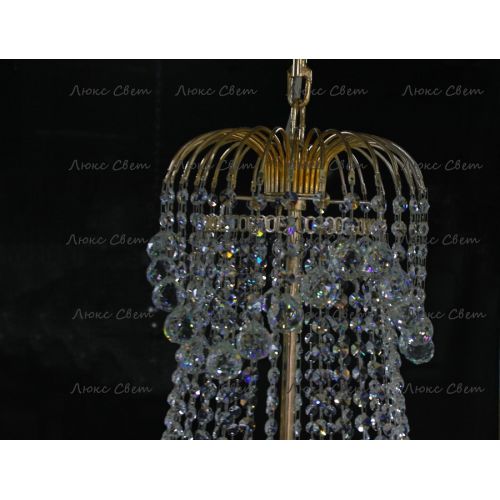 Люстра Лотос с подвесом диаметр 1000 мм высота1500 мм в Химках Гусь Хрустальный